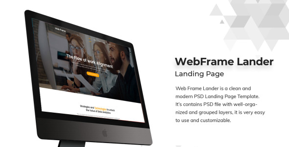 PSD шаблон на тему графика