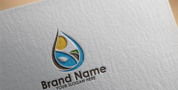 Шаблон логотипа на тему графика