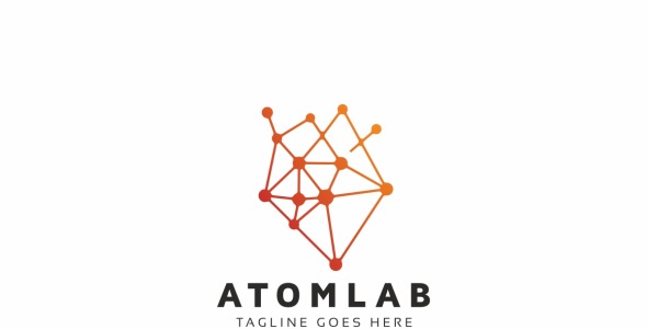 Шаблон логотипа на тему графика