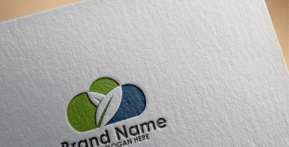 Шаблон логотипа на тему графика