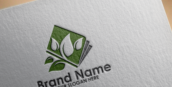 Шаблон логотипа на тему графика