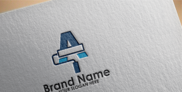 Шаблон логотипа на тему графика