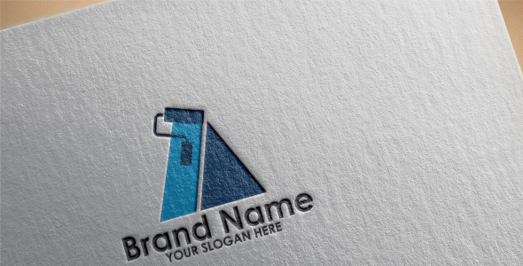 Шаблон логотипа на тему графика