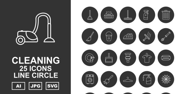 Набор иконок на тему industrial