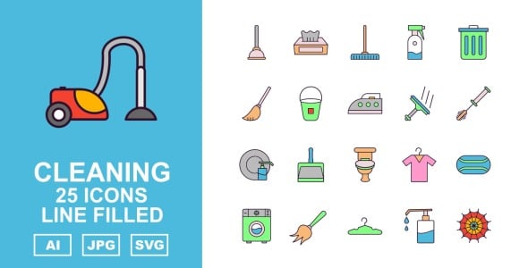 Набор иконок на тему industrial