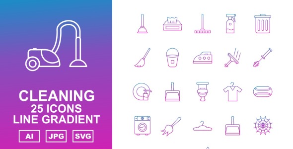 Набор иконок на тему industrial