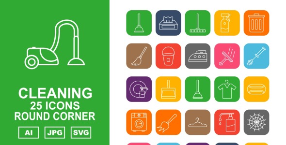 Набор иконок на тему industrial