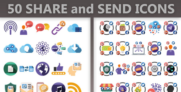 Набор иконок на тему social media