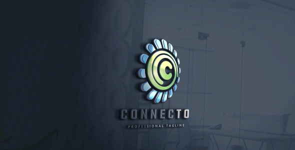 Шаблон логотипа на тему графика