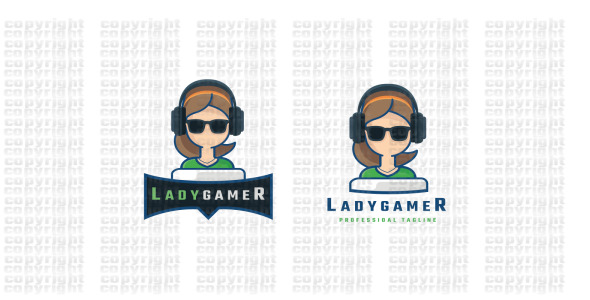 Шаблон логотипа на тему графика