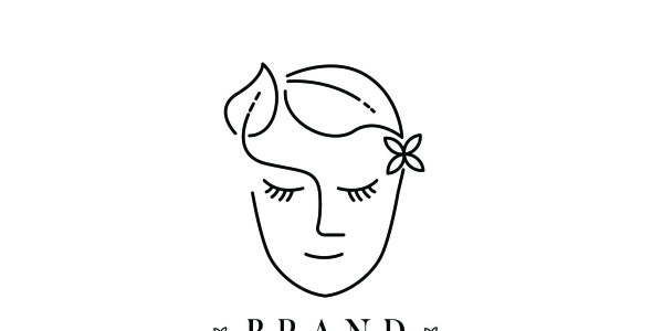 Шаблон логотипа на тему графика