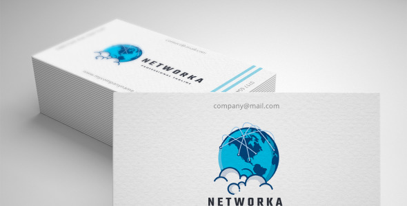 Шаблон логотипа на тему графика