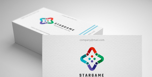 Шаблон логотипа на тему графика