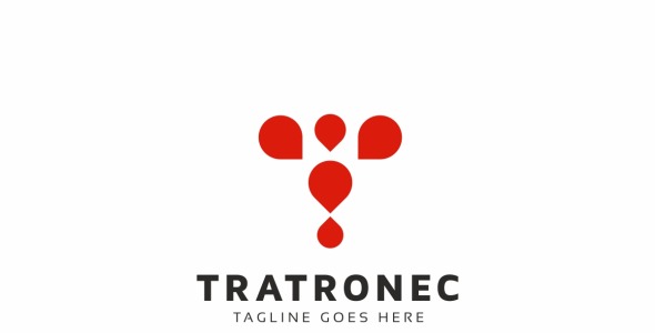 Шаблон логотипа на тему графика