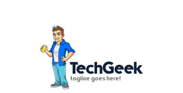 Шаблон логотипа на тему графика