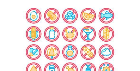 Набор иконок на тему nature