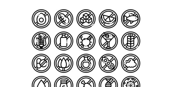 Набор иконок на тему nature