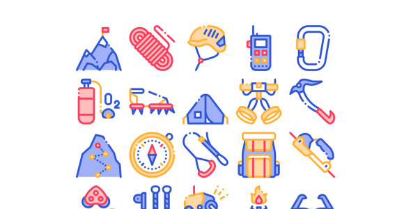 Набор иконок на тему sports