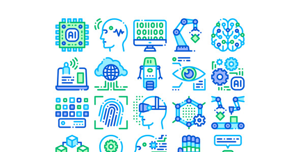 Набор иконок на тему computer