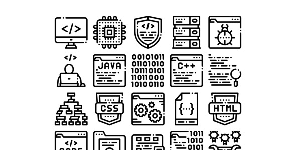 Набор иконок на тему computer