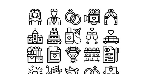 Набор иконок на тему culture