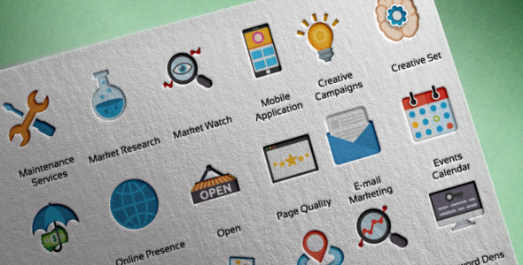 Набор иконок на тему business