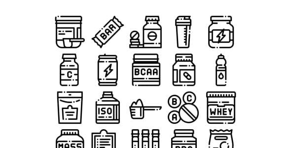 Набор иконок на тему sports