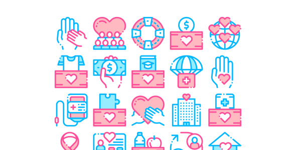 Набор иконок на тему финансы