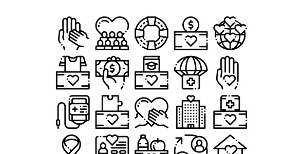 Набор иконок на тему финансы