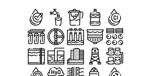 Набор иконок на тему nature