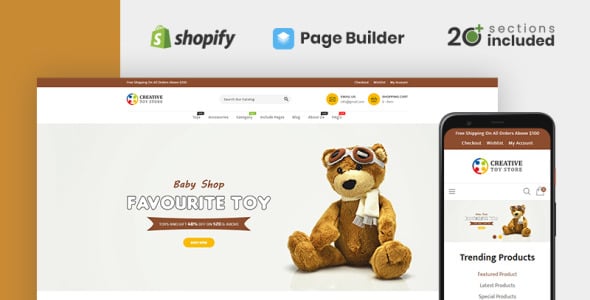 Creative Toy Store Shopify Theme