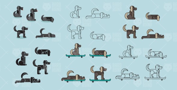 Фирменный стиль на тему графика