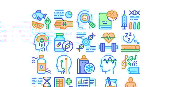 Набор иконок на тему industrial