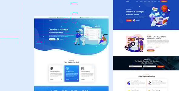 SEO Digital Marketing Website Template