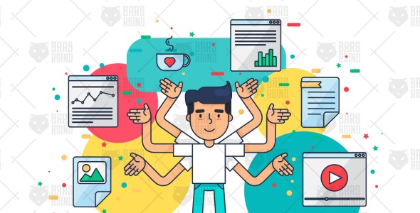 Фирменный стиль на тему графика