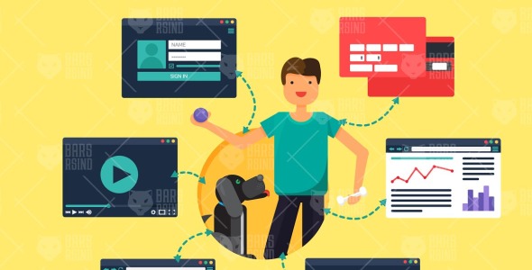 Фирменный стиль на тему графика