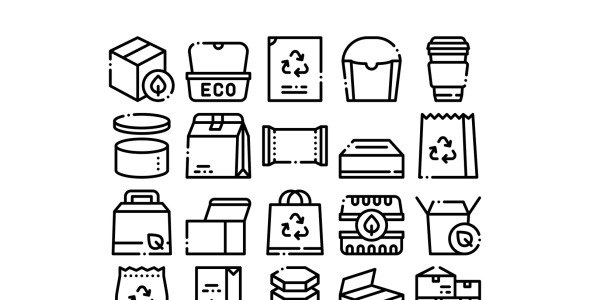 Набор иконок на тему industrial