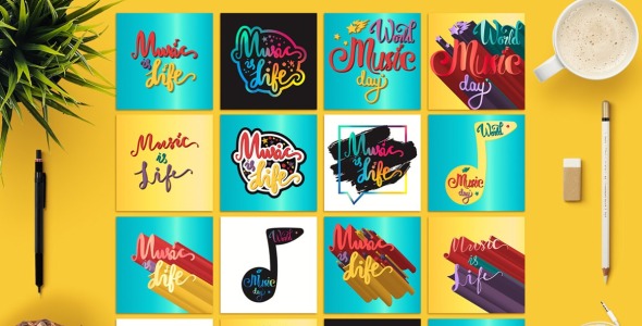 Фирменный стиль на тему графика