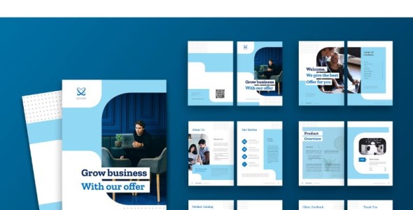 Фирменный стиль на тему графика