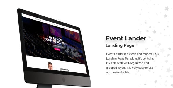 PSD шаблон на тему графика