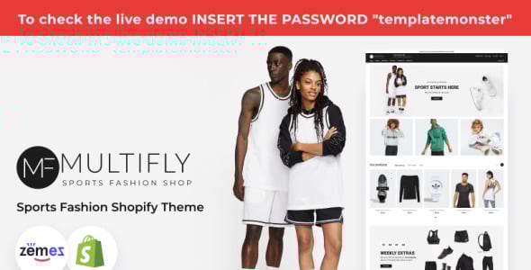 Multilfy Sports Fashion Store Shopify Theme