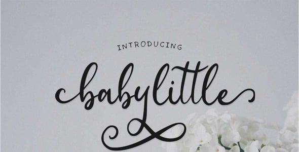 Шрифт на тему графика