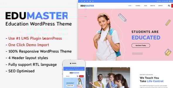 EduMaster WordPress Theme
