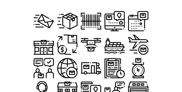 Набор иконок на тему transport