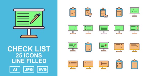 Набор иконок на тему text