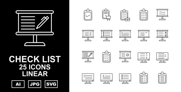 Набор иконок на тему text