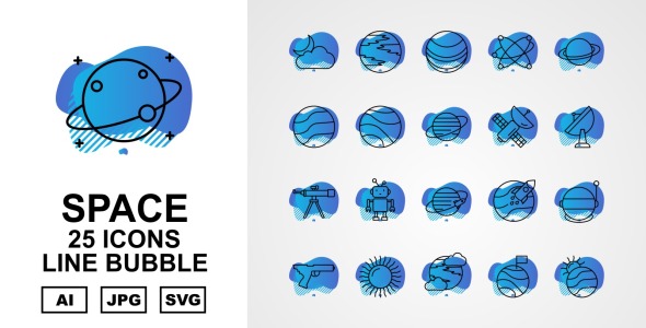 Набор иконок на тему weather