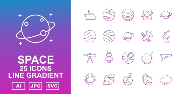 Набор иконок на тему weather