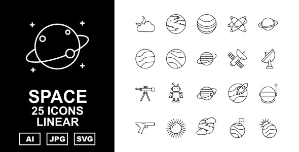 Набор иконок на тему weather