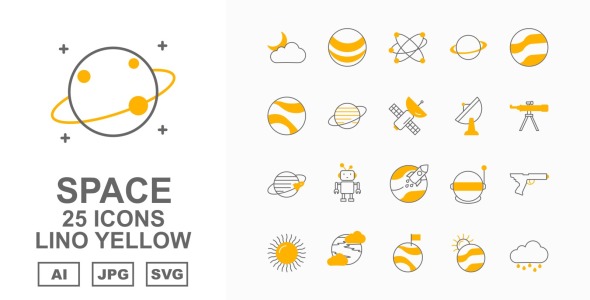 Набор иконок на тему weather